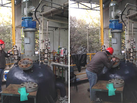 為成都生物制造的2000L高壓加氫反應釜